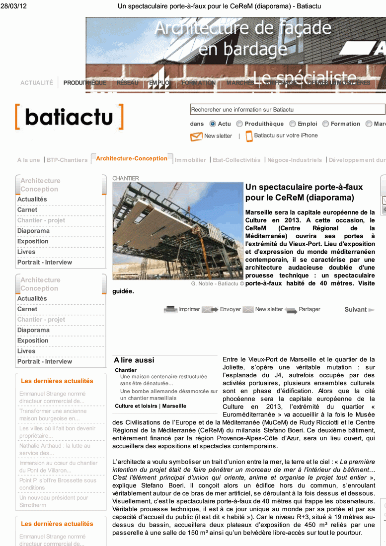 Batiactu 23/03/12